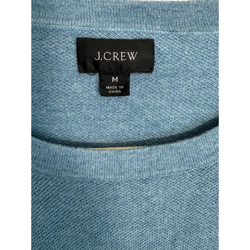 J. Crew Cotton Cashmere Blend Crew Neck Sweater size medium